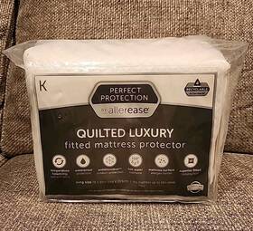 Allerease 022415032667 Perfect Protection Temperature Regulating Mattress Protector King