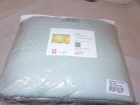 Ann Gish 614900608810 Met X Great Hall King 4p Coverlet Shams Set Aqua 525