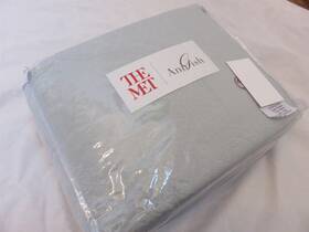 Ann Gish 614900609428 Met X Great Hall 3p Queen Matelasse Coverlet Shams Set Aqua 475
