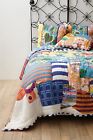 Anthropologie Quilt Std King York Collection Shams