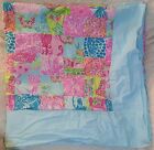 Approx.104 Lilly Pulitzer Large Double Sided Quilt X 104 Please Read Descrip