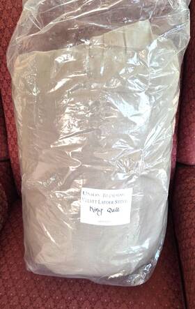 Arhaus Furniture 185463004183 - Union Bedding-velvet Ladder Stitch Quilt-king-new In Bag Taupe