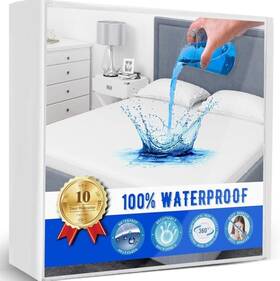 Artivestion 749596227520 Full Size Mattress Protector Waterproof Topper Pad Cover Super Noise