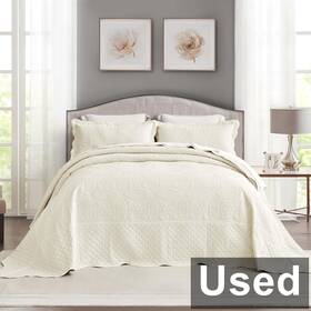 X1z9vk Asuexpect Oversized King Bedspread 128x120 Extra Wide Lightweight Reversible Quilt 3 Piece