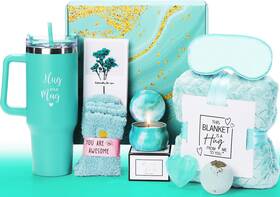 Asukin 656382534925 Gift Basket For Women - Best Christmas Gifts Set Birthday Self Care Ocean