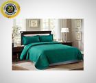 At-bs-3pc-mikanos-tur-k Bdus Oversized Piece Embossed Bedspread Coverlet Set King 0682500554773