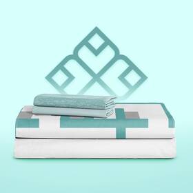 Ataraxia 850048678101 Premium Luxurious Ultra-soft Colorful Bedsheets 100% Cotton 330 Thread Coun