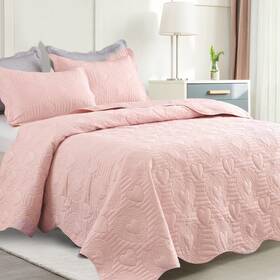 Usj001 Auemtyn Twin/twin Xl Size Quilt Set 2 Pieces Soft Lightweight Summer Bedspread Reve
