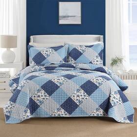 Autumn Dream 750250335642 Cotton Bedspread Quilt Sets Reversible Rustic Coverlet Comfort