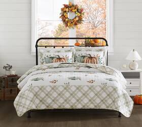 Avanti Linens 021864424146 - Quilt Set Super Soft Bedding With Matching Shams Fall Room