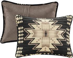 Aztec 086569643704 Sierra Oversized Quilt Set - Stylish Southwestern Printed Coverlet And