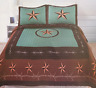 B00nakiivk Gocowgirl Western Star Barbed Wire King Size Quilt And Shams