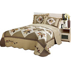 B00wjoikma Brandream Queen Size Luxury Patchwork Quilted Bedspread Cotton 3568063646261