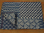 B017esb2iy Tribal Asian Textiles Indigo Color Hand Block Printed 773822893012