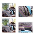 B01dvfrzxk Comforbed Striped Jacquard Style Patchwork Sets Cotton Queen 742010415497