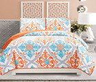 B01in59gdu Grand Linen Bedspread Coverlet Quilt Sets Fine Printed 730699503437