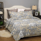 Ba701b1de3fq Bedsure Printed Quilt Coverlet