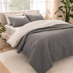 B074x7gr9y Bare Home Coverlet Set - King Size Lightweight Bed Decor Comforter
