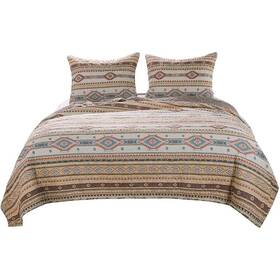 Barefoot Bungalow 636047406200 Phoenix Quilt Set 2-piece Twin/xl Tan
