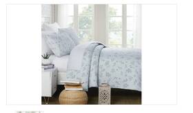 Bargain Online Shops Llc 840263802832 Southshore Fine Linens Sweet Florals Quilt Set 3-pc. Twin/twin Xl - Blue