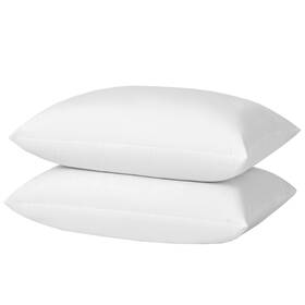 Bh24fin20x28 Basic Home Goose Feathers And Down Pillows Cotton Cover Bed Sleeping Hotel Collection