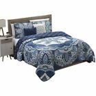 Bdw-5qt-king-bs Alcove New Bradshaw Quilt Set Piece Blue Size 735732524981