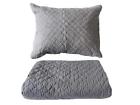 Cc719bq Be 0629 849162005108 Be-you-tiful Home Marcelle Queen Quilt Set With 2 Standard Shams Steel Blue