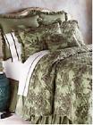 Be-you-tiful Home Toile De Jouy Quilt Set Queen Green 849162004071