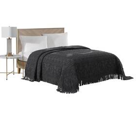 Beatrice Home Fashions 048986890406 Medallion Chenille Bedspread Full
