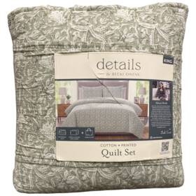 735732565366-p Becki Owens Ny Details By Cotton Gauze Quilt Set 3 Piece King