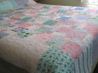 2011-061 Bed 100 D Twin Cotton Lightweight Handmade Quilt Seasons Perfect