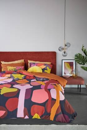 1503192 Bedding House Candy Cotton Sateen Quilt Cover Set - King Multicoloured