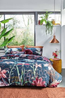 1503390 Bedding House Joy Cotton Quilt Cover Set - King Multicoloured