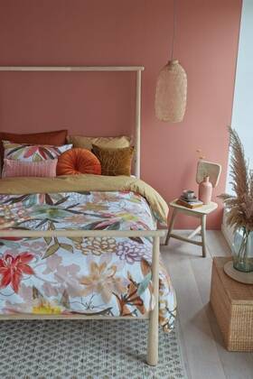 1503444 Bedding House Scarlett Cotton Quilt Cover Set - King Multicoloured
