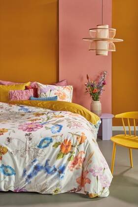 1606985 Bedding House Beau Cotton Sateen Quilt Cover Set - Queen