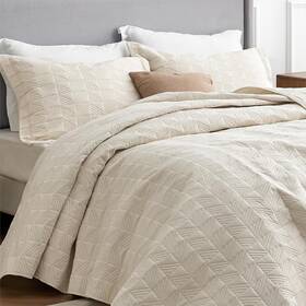 Bedshe 445044141174 Queen Quilt Bedding Set - Soft Ultrasonic Full/queen Geometric Beds