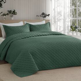 Us000002nki Bedsure Quilts King Size - Lightweight 106 Inch X 96 10 Dark Green