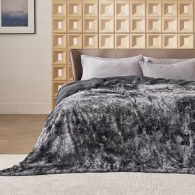 Usa9a2ag6ki Bedsure Gentlesoft Sherpa Fluffy Blanket King 108 Inch X 90 01 - Grey