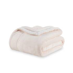 E0599-kg-008 Berkshire Blanket Blanket-sherpa Fleece Warm And Soft Loftmink King Cream