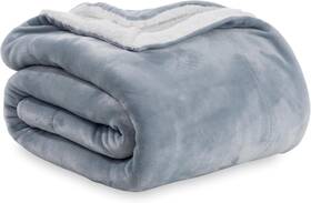 E0599-kg-18f Berkshire Blanket Blanket-sherpa Fleece Warm And Soft King Polar Blue
