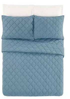 Better Homes & Gardens 041808017142 And Blue Diamond Gauze Full/queen Quilt 2 Standard Sham