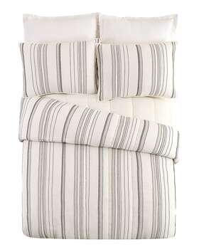Better Homes & Gardens 580110510045 And Ticking Stripe Quilt King