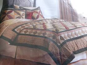 Better Homes & Gardens 783048647672 New Full/queen Size Quilt Set Trellis Pattern 100% Cotton