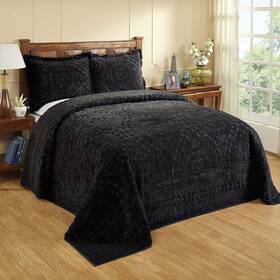 Better Trends 193675013762 Bedspreads Queen Size Bedspread 100% Cotton Chenille Coverlet B
