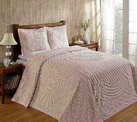 Better Trends 840053026936 100% Cotton Chenille Bedspreads Full/double Size Florence Collection Medalli