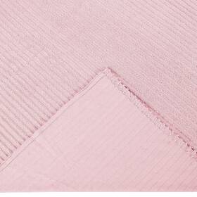 Better Trends 840053099879 Pink Queen Bedspread 100% Cotton Tufted - Classic Stripe Coverlet Soft And Co