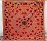 Bh56 Handmade Indian Suzani Bed Cover Decorative Bedspread Throw Bedding Blanket