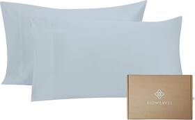 Bwpcs311shore Bioweaves 20x27 100% Organic Cotton Envelope Pillow Cases 300 Thread Count Soft Sat