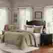 Bm14-1108 Taryn Bombay 4pc Luxurious Cozy Rich Khaki Quilt Coverlet Pillow Shams And Decorative