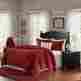 Bm14-1111 Taryn Bombay 4pc Luxurious Cozy Deep Red Quilt Coverlet Pillow Shams And Decorative
